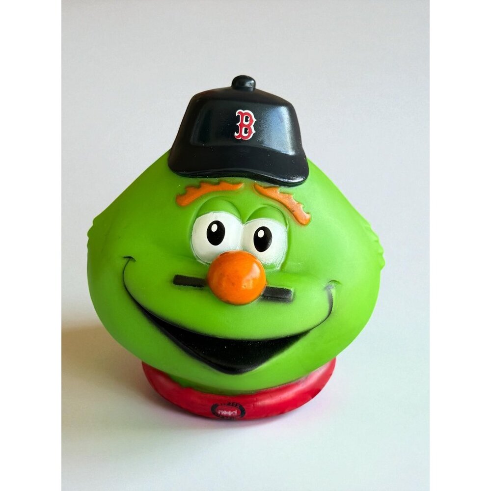 Wally The Green Monster Plastic Coin Bank Boston Red Sox Mascot MLB Baseball